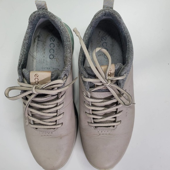 Ecco S-Three Spikeless Gore-Tex Golf Shoe Women's 37 6 Taupe Beige Mint - Picture 2 of 12